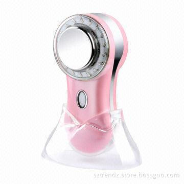 Portable facial massager machine with photon care, ion, thermal care, vibration massage in one set